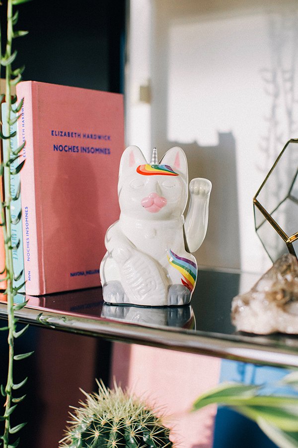 Статуэтка керамическая серая Unicorn Cat DOIY  00-3954172 Серый  - Вид №2