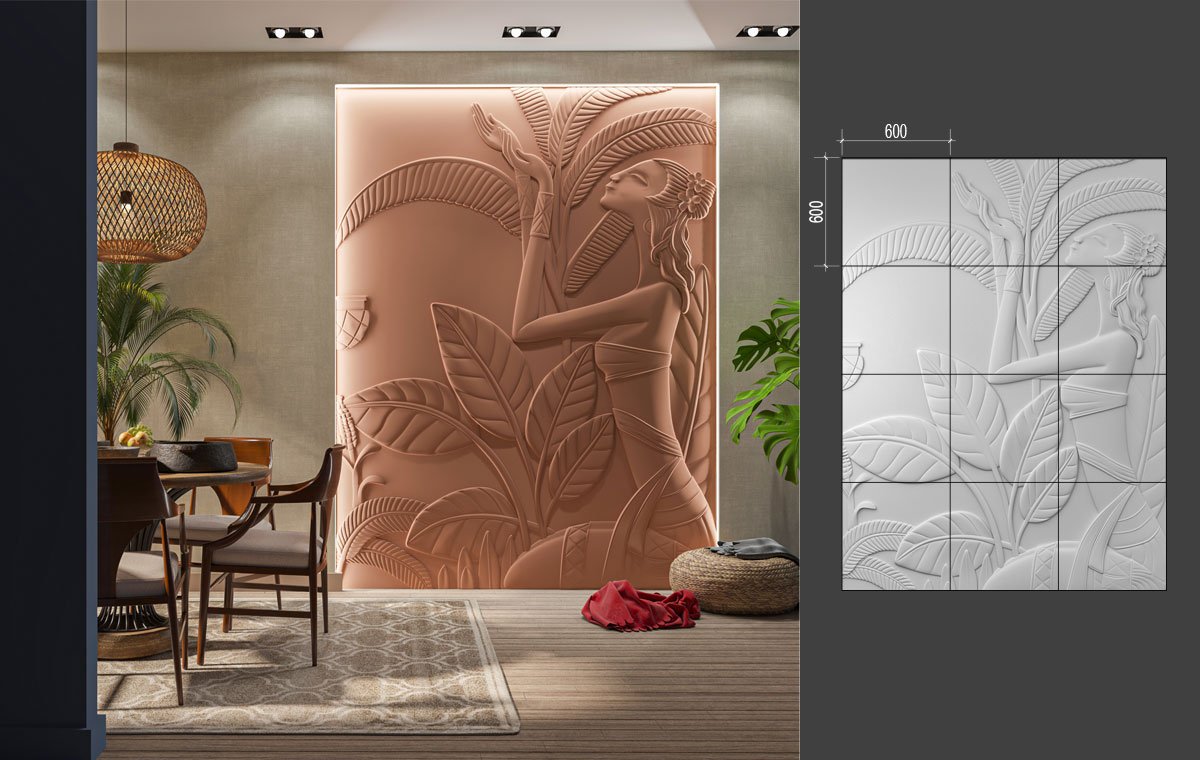 B-64 AURORA LAB.Space Барельеф B-64-1 - Вид №1