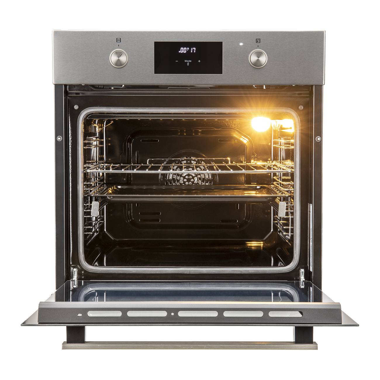 9256876 Электрический духовой шкаф Gressel RU6EM7758110 серебристый STDN-0150455 - Вид №1