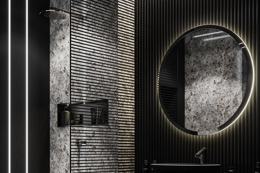 ESS Easy Drain Круглое зеркало со встроенной подсветкой Victoria sun-id-1444895 - Вид №1