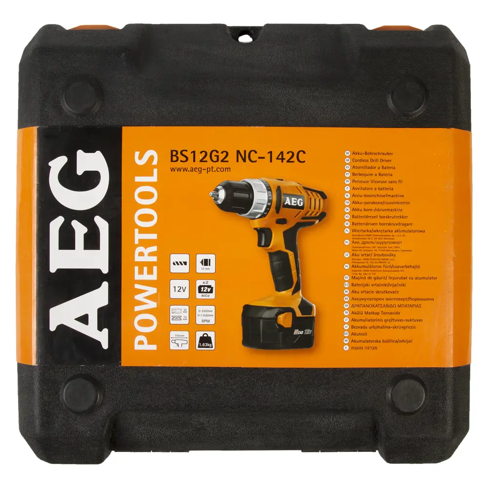 Шуруповерт AEG BS12G, Ni-Cd 12 В, 1,4 Ач STLM-2144398 - Вид №3
