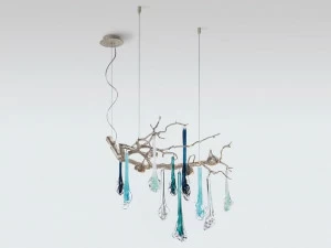 Serip Подвесной светильник из бронзы ручной работы Coral Ct3393/4