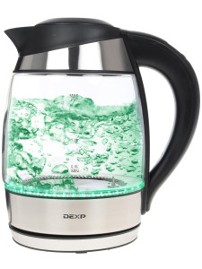 1146033 Электрочайник DEXP KG-1800 Smart серебристый