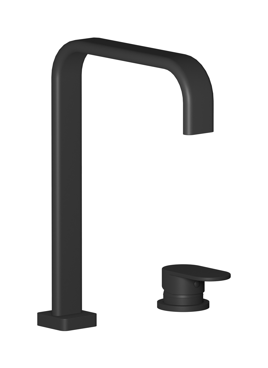 Смеситель для раковины на 2 отверстия. WE ARE IB sb202cc Matt Black Superbox 