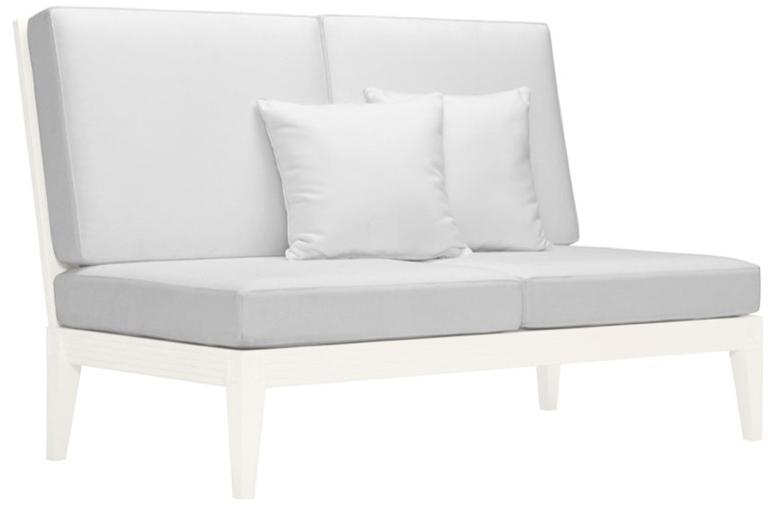 JANUS et Cie Большой центральный модуль из алюминия для модульного дивана Quadratl sun-id-1351650 - Вид №1