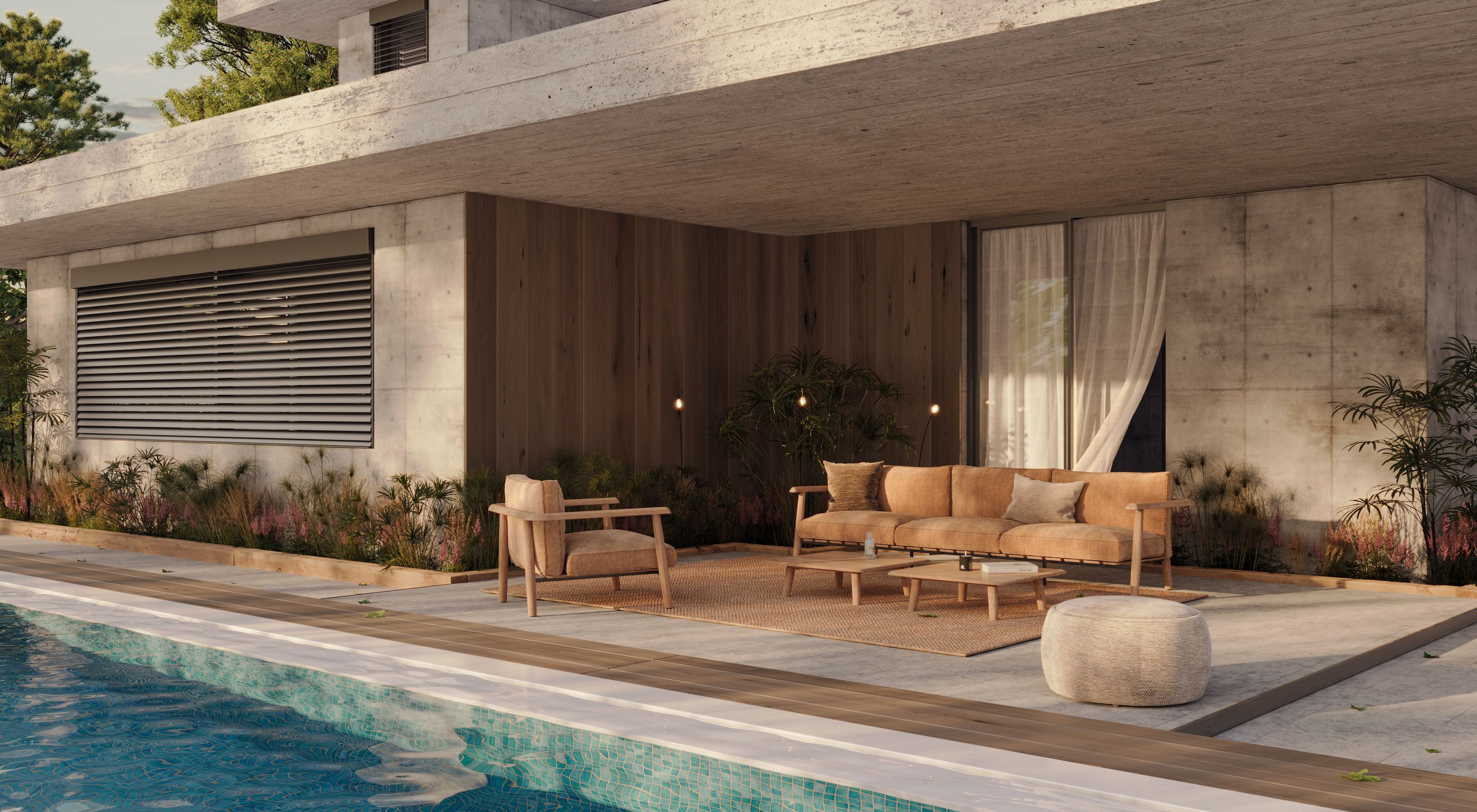 Квадратный стол из тикового дерева Royal Botania Mambo Lounge ARCH-00040793 - Вид №3