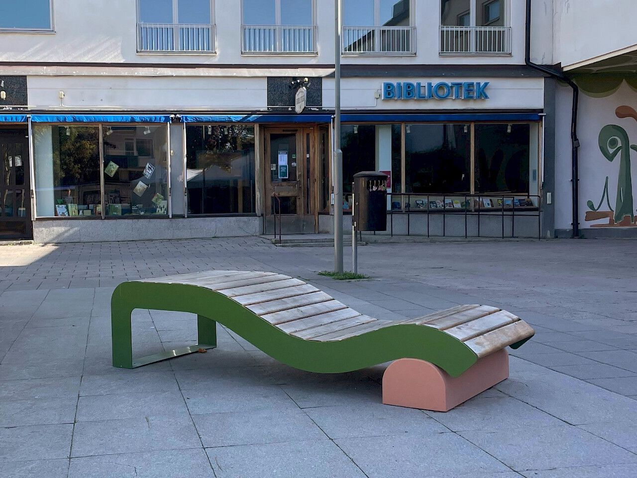 Стальная и деревянная скамья без спинки Nola Industrier SVALL ARCH-00089107 - Вид №1