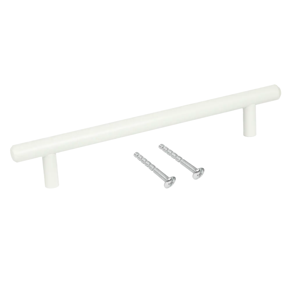 86858628 Ручка-рейлинг мебельная 112 160 мм цвет белый STLM-1008183 Jet  - Вид №2