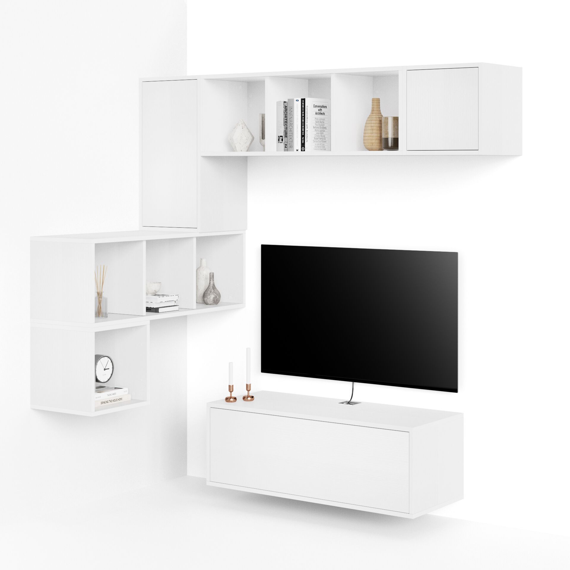 Угловая стена, установленная в меламинированной стене Mobili Fiver IACOPO ARCH-00078791 - Вид №26