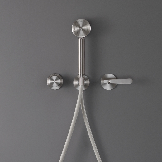 Настенный термостатический набор смеситель для душа ванной / душем с 2-ходовой запорный девиатором и круглым ручным душем диаметр 70 мм  LTZ32 CEADESIGN  - Вид №1