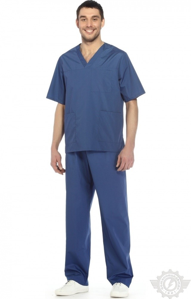 66167 Костюм "Спец" василек  Медицинская одежда  размер 56-58/182-188 Спецодежда  - Вид №5