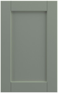 Фасады для кухни Кантри Фрезеровка «Лжевыборка» Дикая мята №557