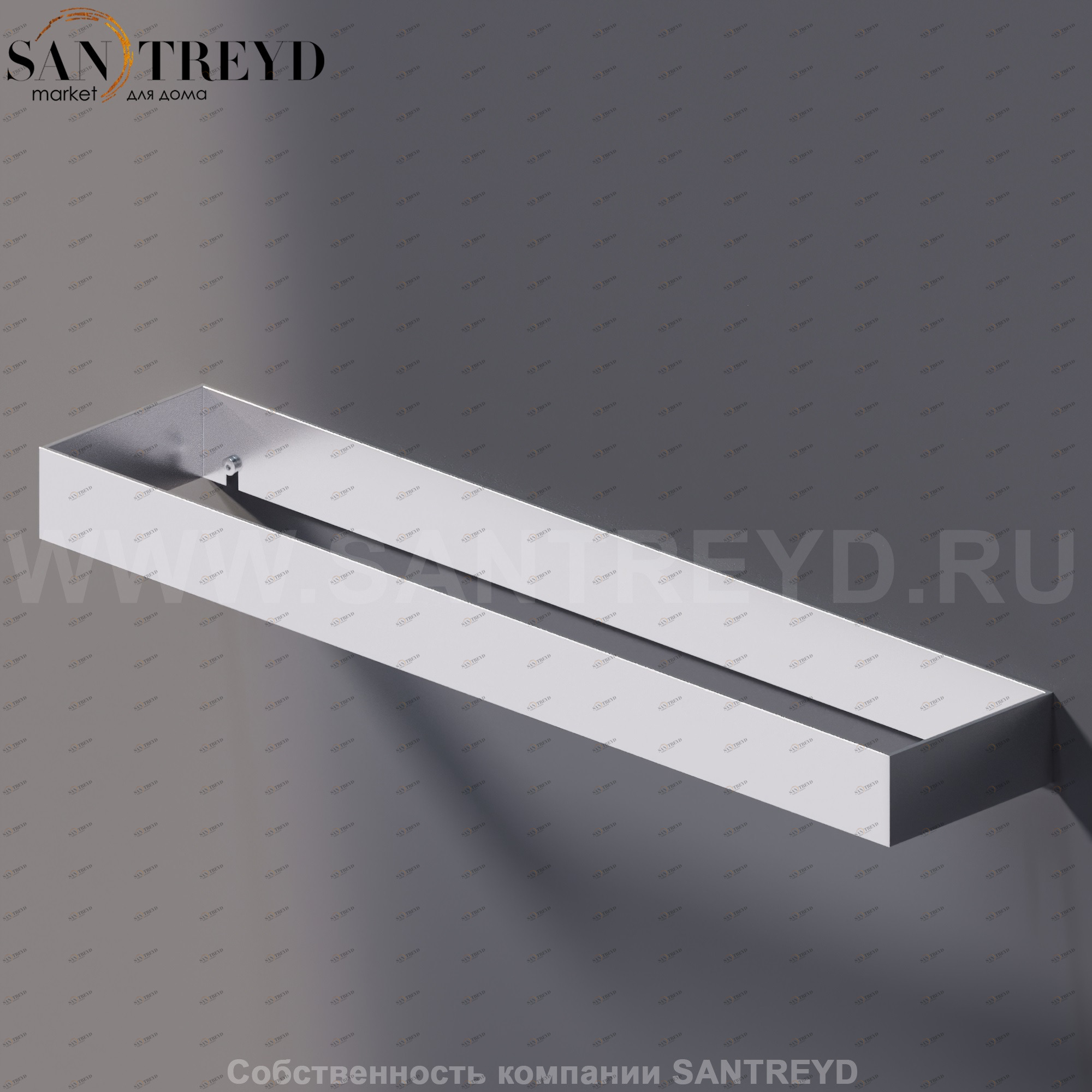 Agape 369 Базовый опорный элемент / Полотенцедержатель 60 см хромированный сатин A369202SP