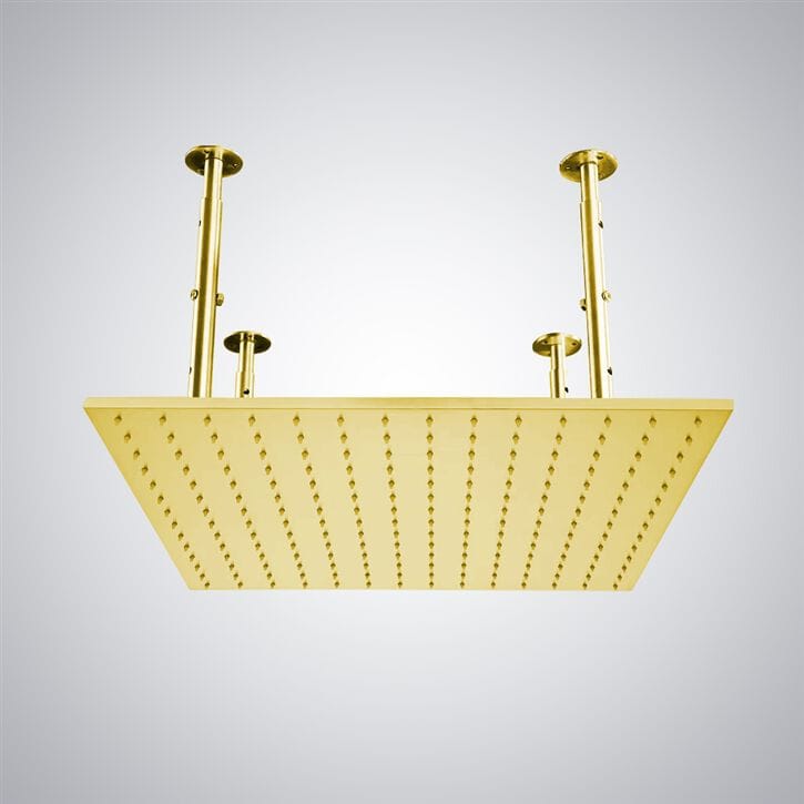 Квадратная душевая головка из нержавеющей стали Fontana Showers Luxe Fontaine ARCH-00059766 - Вид №12