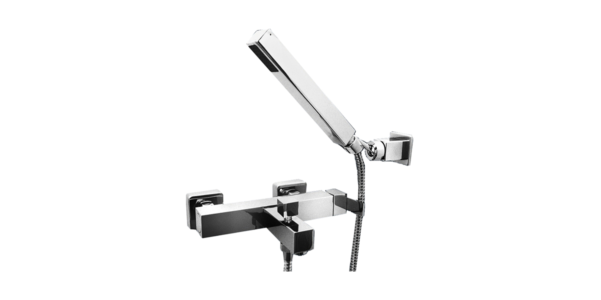 Однорычажный смеситель для ванны/душа 48.012C MAIER KUADRAT 48012C - Вид №1