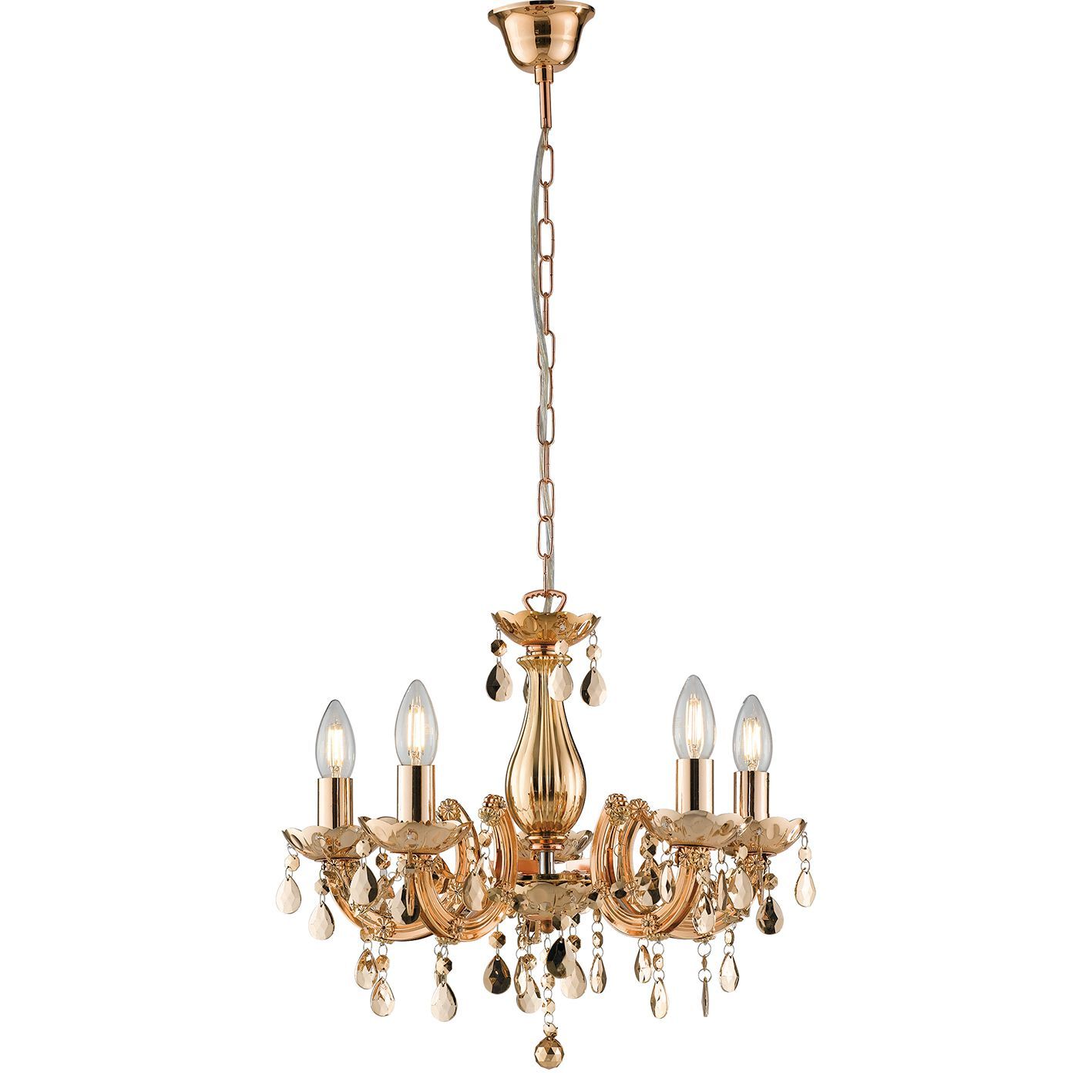 Акриловая стеклянная люстра с кристаллами Fan Europe Lighting дизайн окружающего света ARCH-00001023 - Вид №1