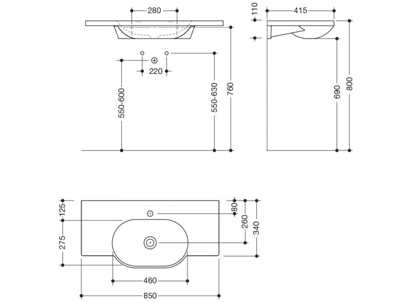 950.11.221 суета сует HEWI Waschtische  - Вид №2