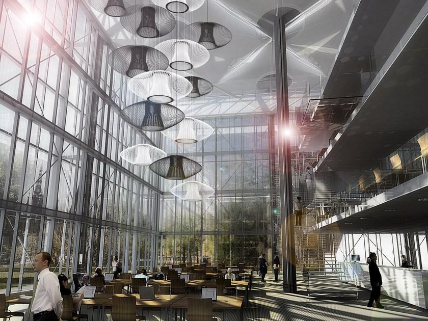 Metal Lux Регулируемый подвесной светильник из окрашенного металла Impossible sun-id-1345156 - Вид №2