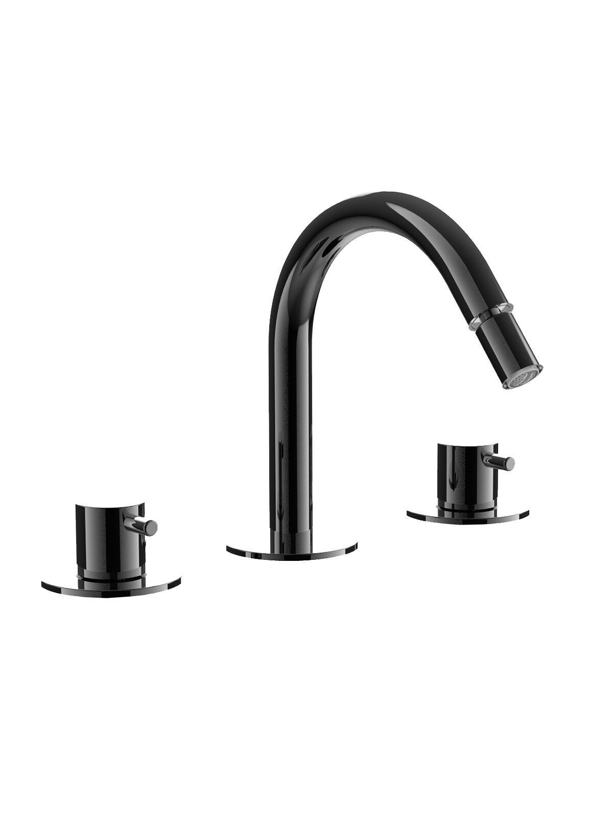 Смеситель для биде с 3 отверстиями для пола с отдельными розетками Rubinetterie Frattini Pepe XL ARCH-00131328 - Вид №9