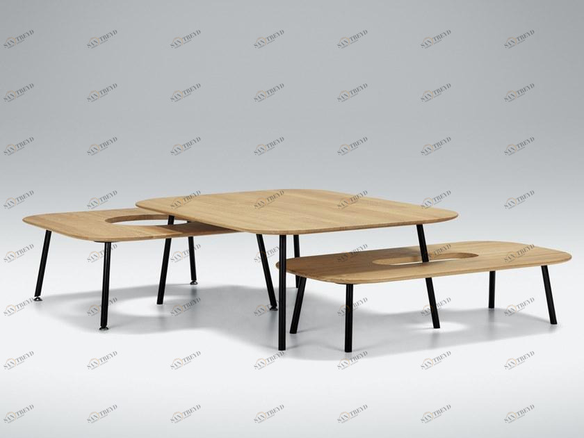 Sits Модульный журнальный столик из дуба sun-id-1368056