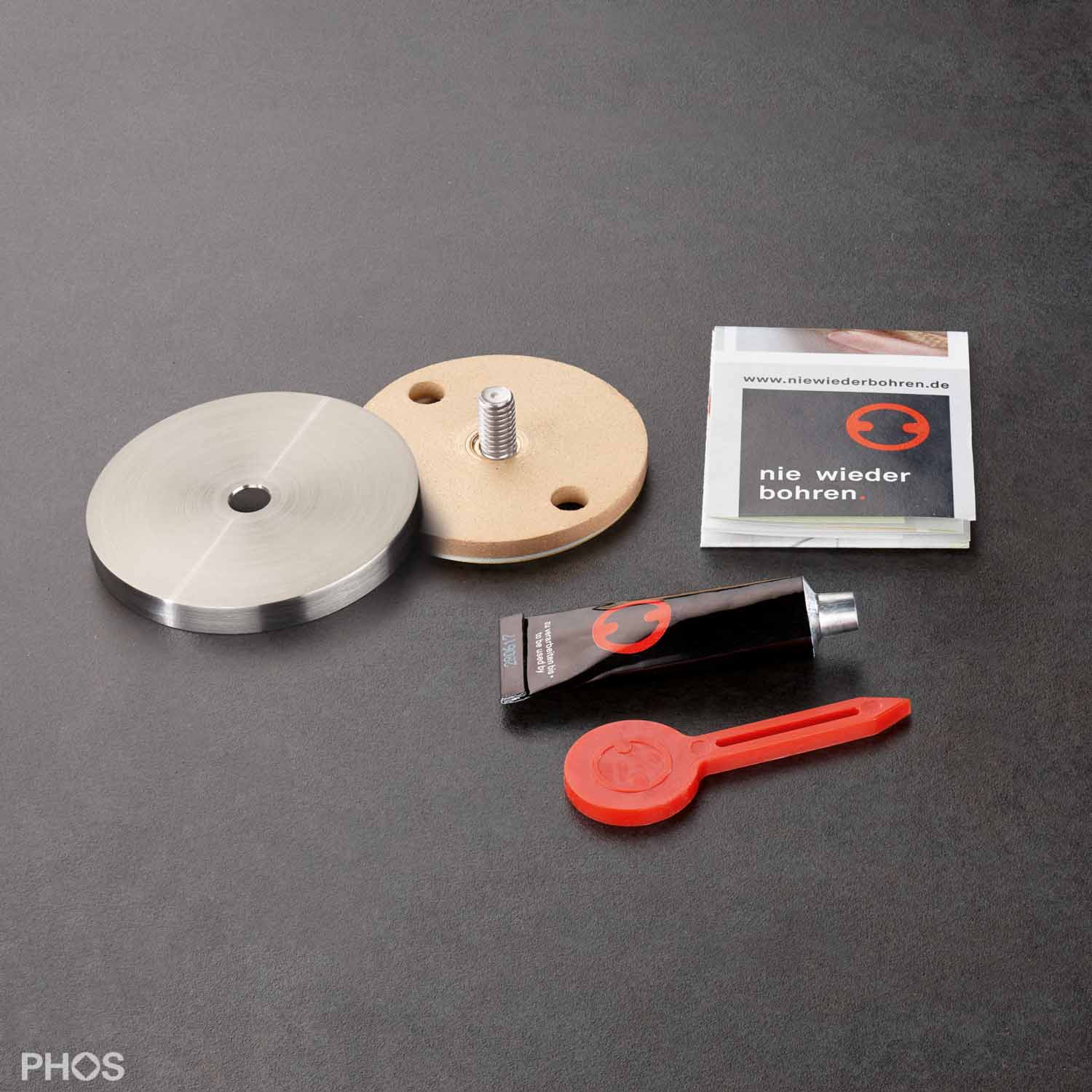 RNB45-6-Set Набор из 2 tesa® power.kit (набор клеев, ранее никогда не сверливших), ø55 мм PHOS 