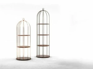 Tonin Casa Открытый отдельно стоящий металлический книжный шкаф