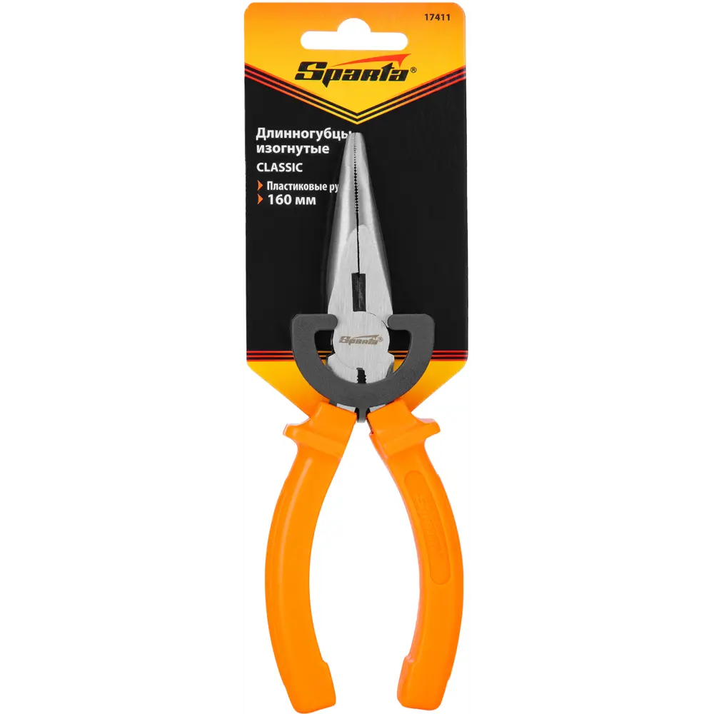 Длинногубцы изогнутые Sparta 17411 для точных монтажных работ 89406388 STLM-1572745 - Вид №6