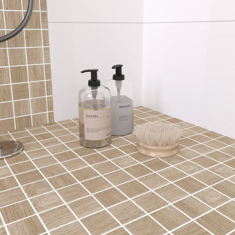 Мозаика Kreaforta с текстурой дерева 30×30 см для интерьера 89400880 STLM-1571511 - Вид №7