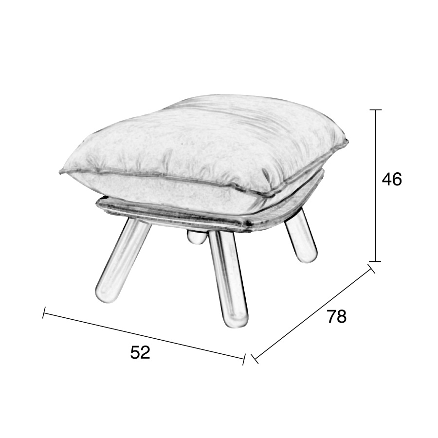 Подставка для ног Lazy Sack Zuiver 3300024 - Вид №8