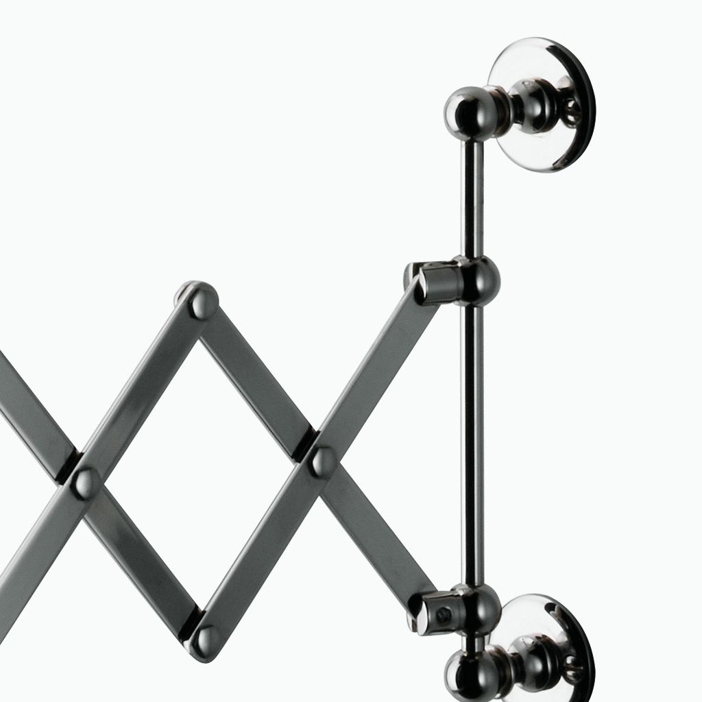 CRMR38 Настенное хрустальное зеркало диаметром 7 1/4 дюйма с увеличительным стеклом Waterworks Crystal - Вид №1