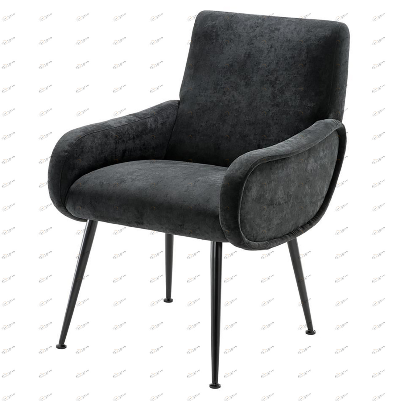 Обеденный стул Porta Romana от Eichholtz EICHHOLTZ EICHHOLTZ 060833 Черный 