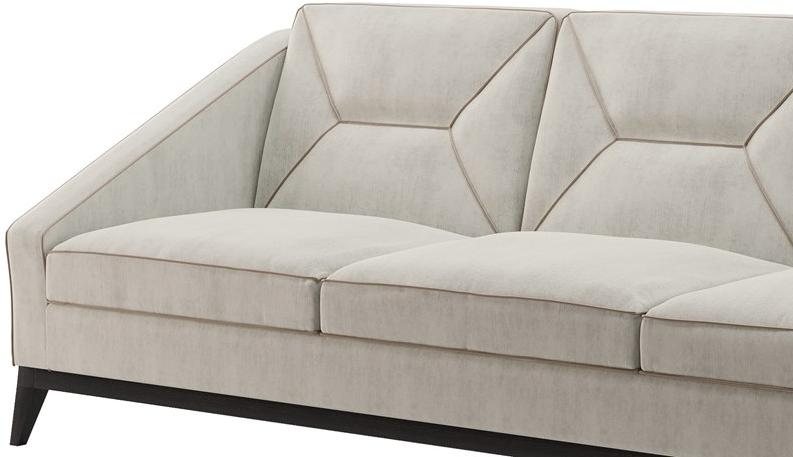 FRATO 3-х местный бархатный диван  Fup220009aag  - Вид №2