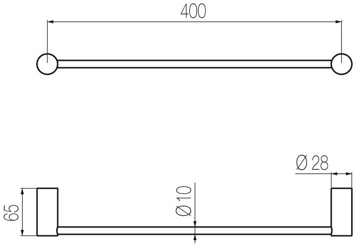 Radomonte Вешалка для полотенец из нержавеющей стали  Acc4  - Вид №1