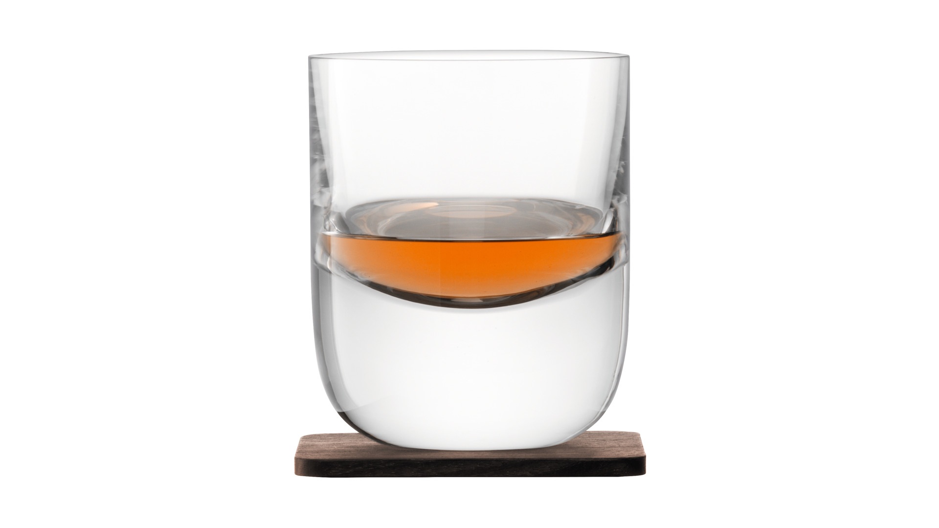 10656208 LSA International Набор стаканов с деревянными подставками LSA International, "Whisky", 270мл, 2шт. Стекло  - Вид №3