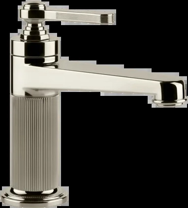 Смеситель для умывальника 65001 720 Gessi Venti20 НИКЕЛЬ PVD