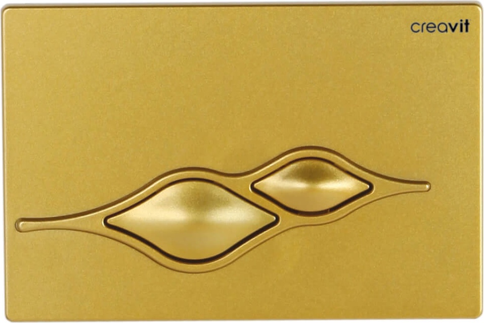 GP1006.00 Кнопка для инсталляции UFO золото матовая Creavit  - Вид №1