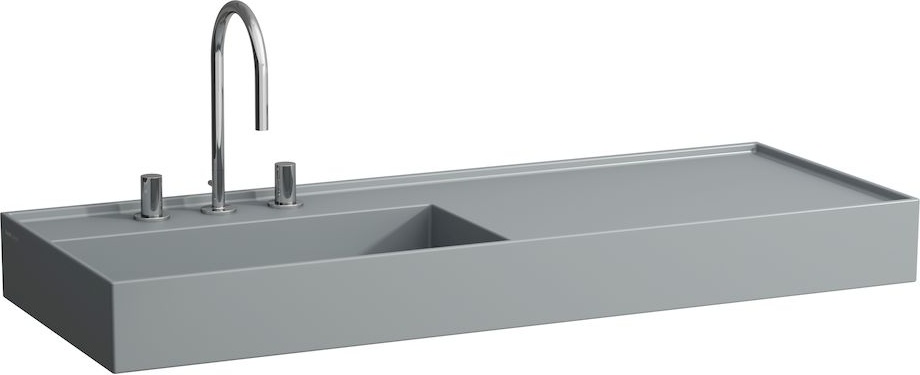 H8133324008151 Раковина, полочка справа, со специальным скрытым сливом LAUFEN PRO - Вид №8