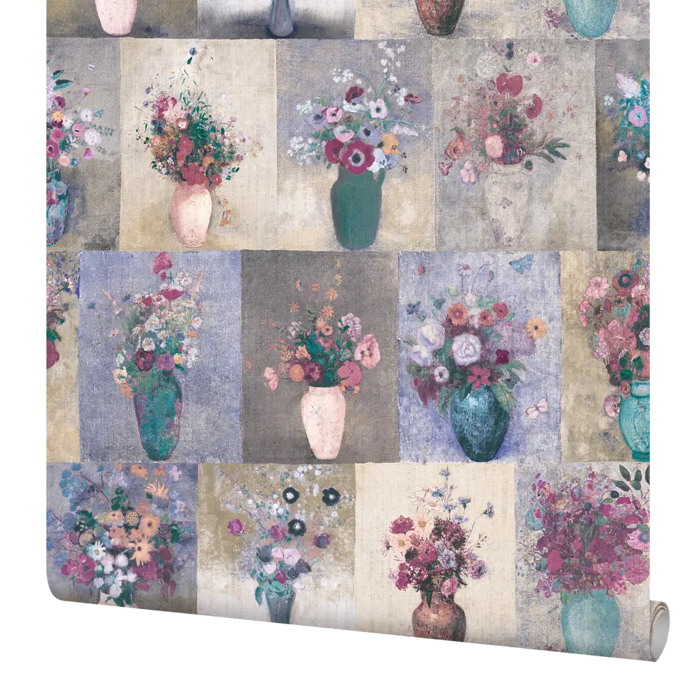 Обои виниловые Elysium Вазочки фиолетовые 0.53 м 32506 STLM-2061512