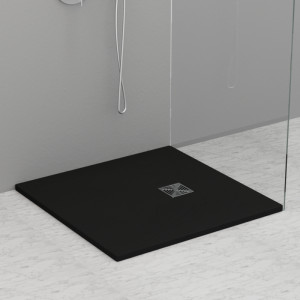 703054 Душевой поддон из минерального литья АНТРАЦИТ в комплекте с сифоном, Kerasan DOCCIA Италия