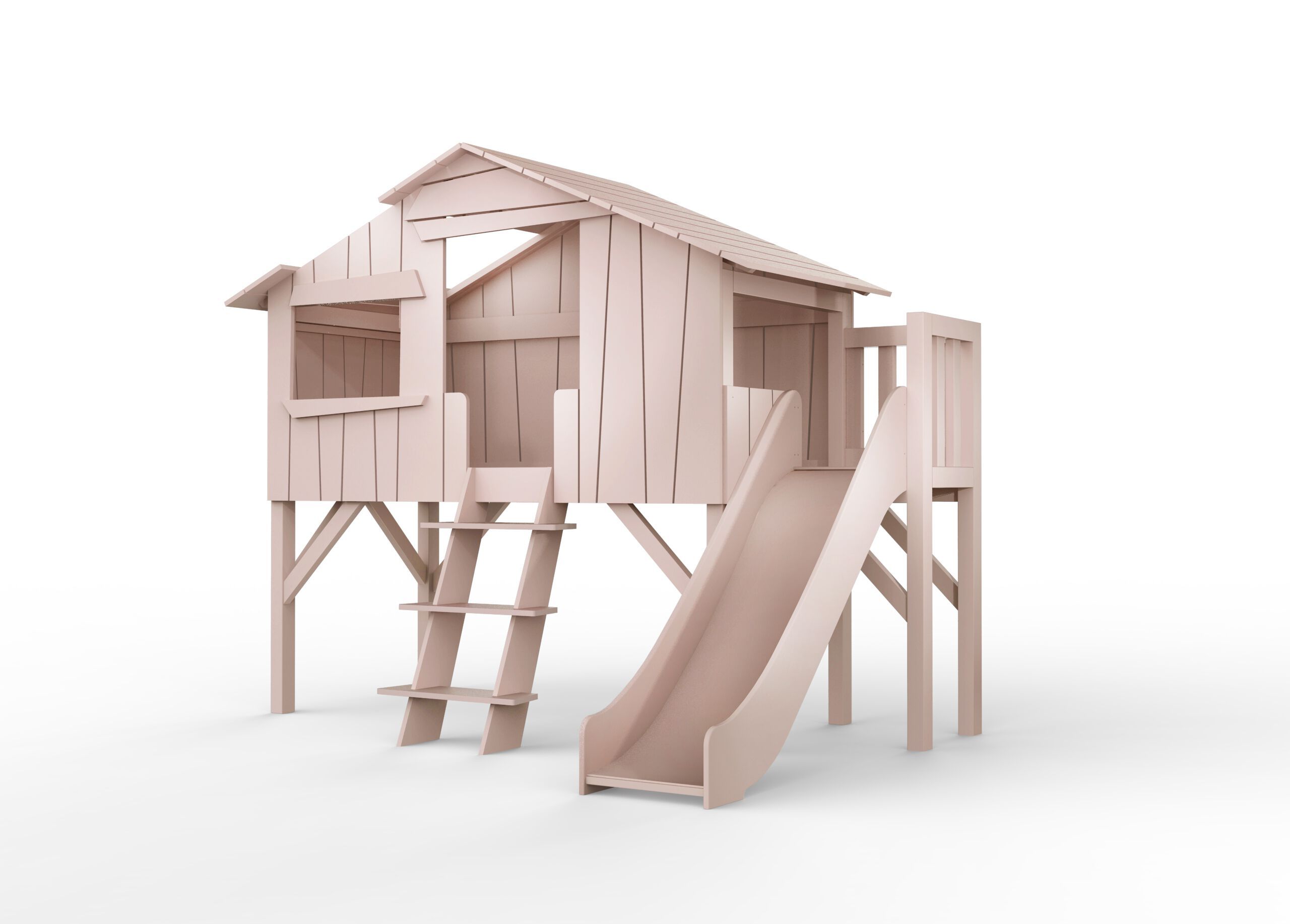 Кровать-чердак из МДФ с горкой и платформой Mathy by Bols TREEHOUSE BEDS &amp ARCH-00125739 - Вид №36
