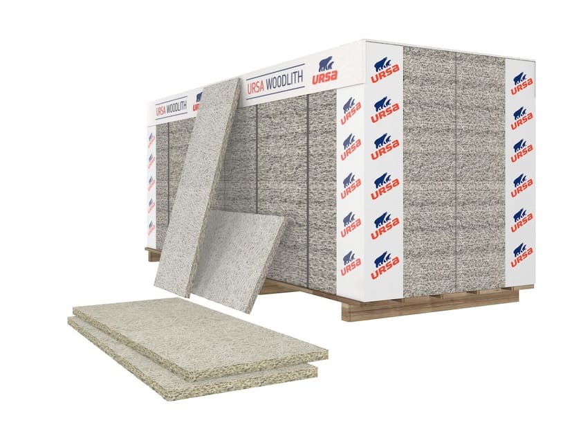 Древесно-цементная шерстяная доска для термоакустической изоляции Ursa URSA WOODLITH ARCH-00002342