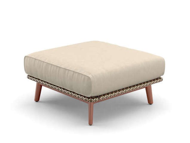 Тканевая квадратная Садовая подставка для ног DEDON MBARQ ARCH-00033957