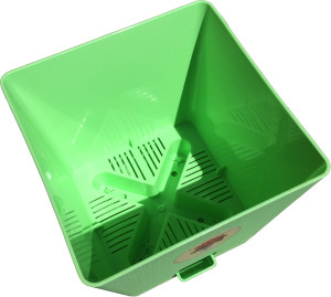 212-1 Горшок д/цветов с поддоном Le Parterre d=17 3 Л. зеленый Цветочная коллекция