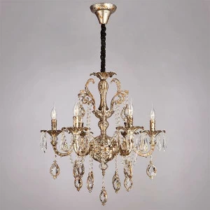 Подвесная люстра Bogates Wonderful 271/6 Strotskis BOGATES ДИЗАЙНЕРСКИЕ, WONDERFUL 181619 Золотой