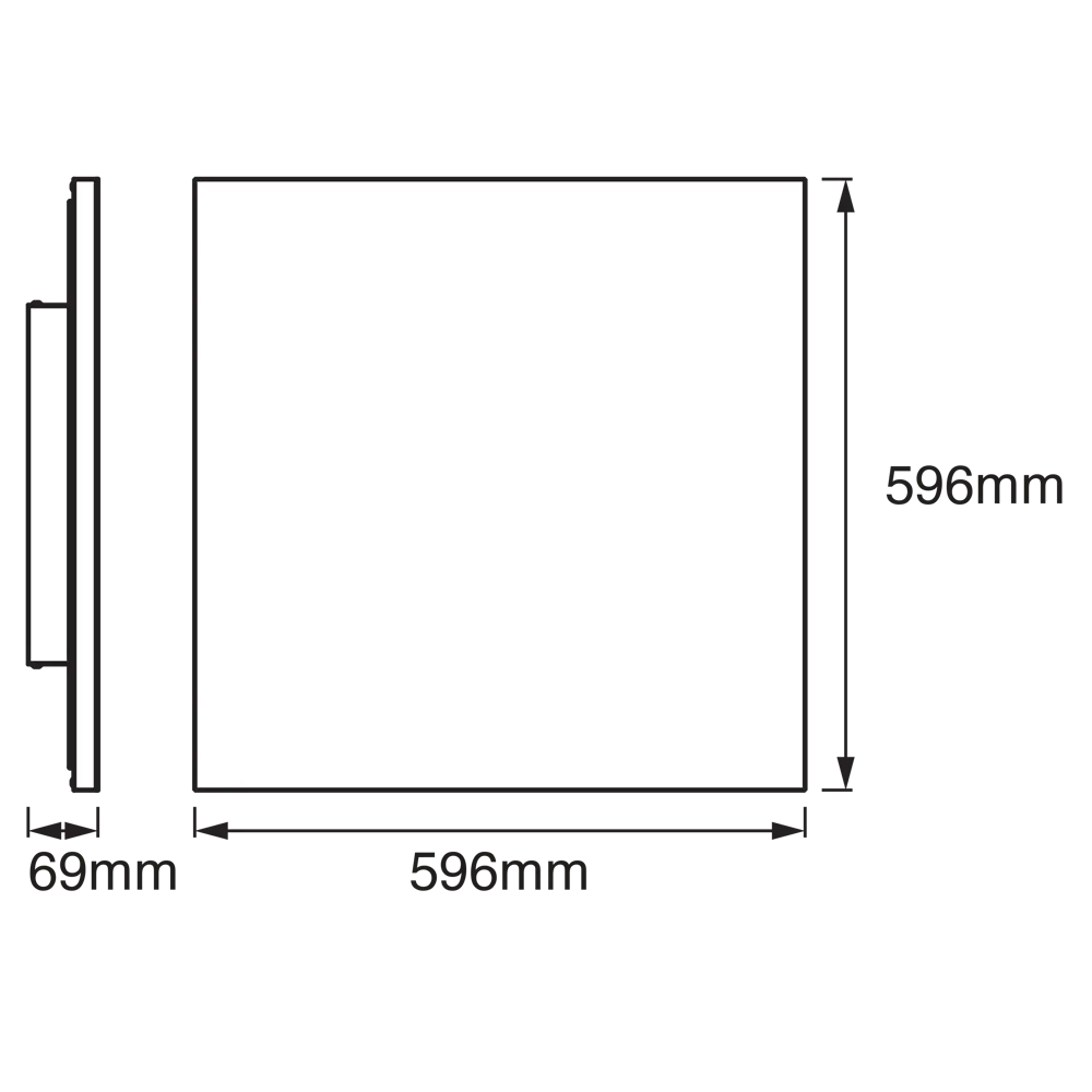 Безрамный накладной светильник WiFi 40 Вт IP20 RGBW, 60X60 мм, 3400 Лм 89139646 STLM-2083460 LEDVANCE  - Вид №20
