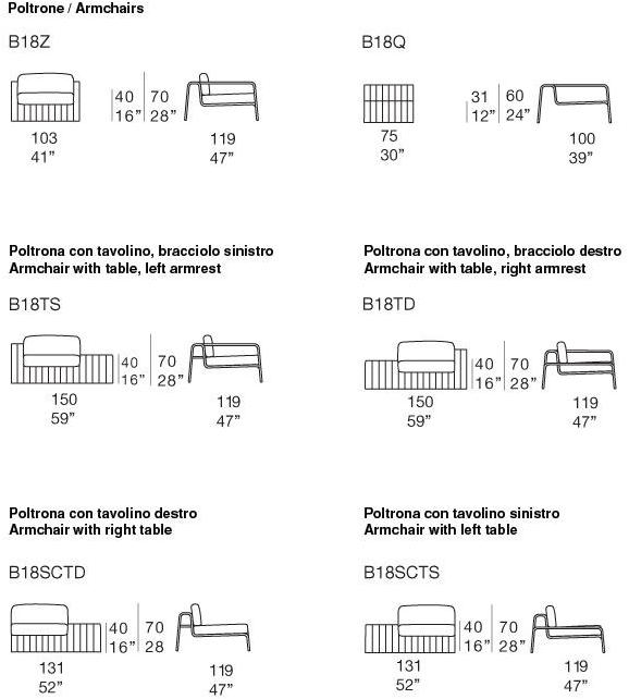 Paola Lenti Садовое кресло Frame sun-id-1352969 - Вид №11
