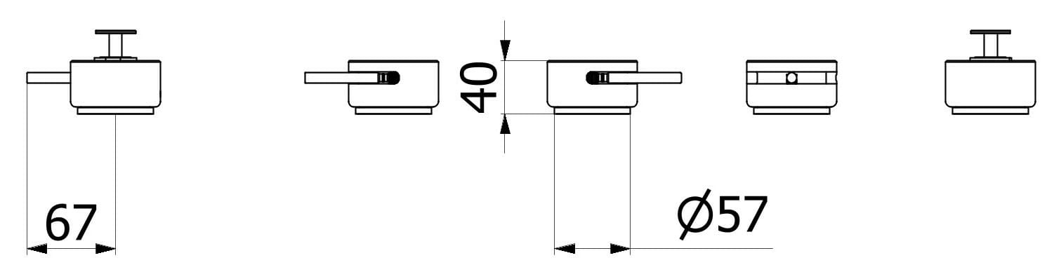 Мраморный встраиваемый смеситель для ванны с 4 отверстиями IB мрамор + мрамор Elle ARCH-00078524 - Вид №24
