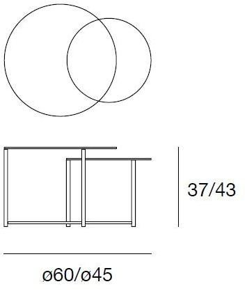 Pacini & Cappellini Низкий круглый журнальный столик  5455  - Вид №2
