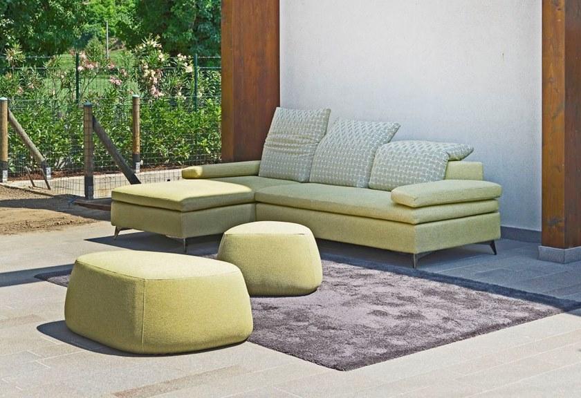 Gobbo Salotti Съемный тканевый диван с шезлонгом sun-id-1428431 - Вид №1