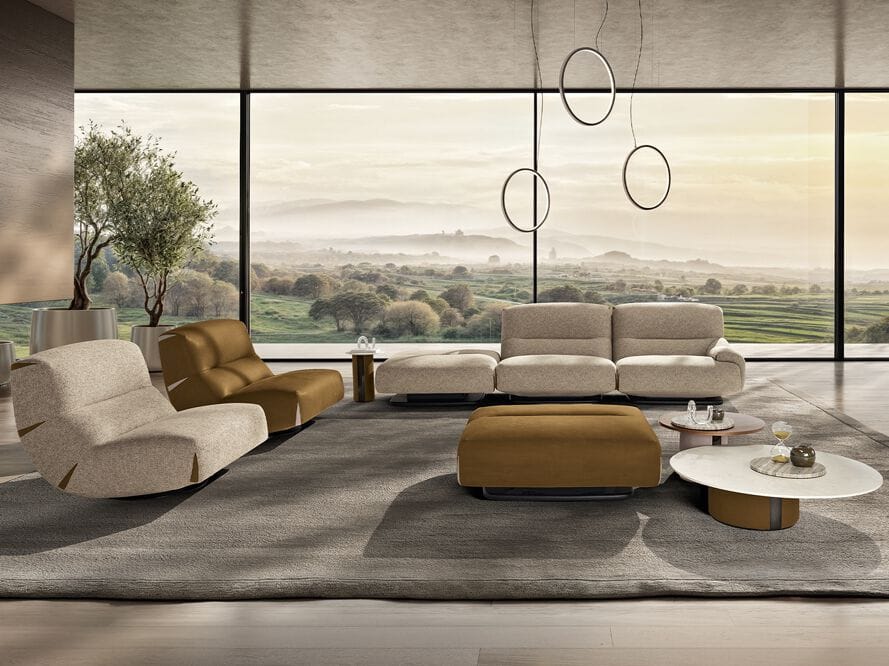 Модульный тканевый диван Max Divani Swing ARCH-00018793 - Вид №2